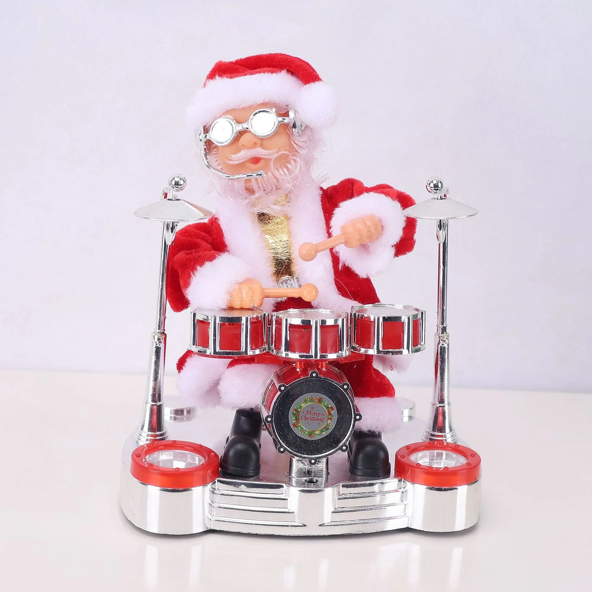 Santa Figurine Detailed Sculpted Design Lollipop Accessory