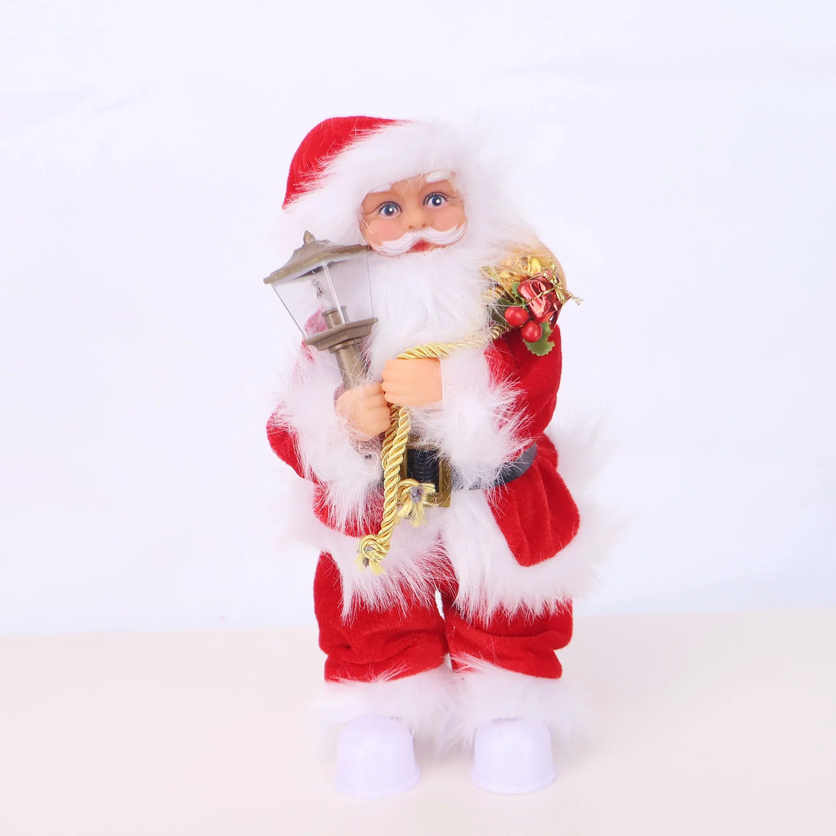 Santa Figurine Detailed Sculpted Design Lollipop Accessory