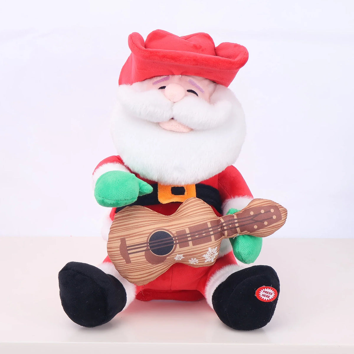Santa Figurine Detailed Sculpted Design Lollipop Accessory