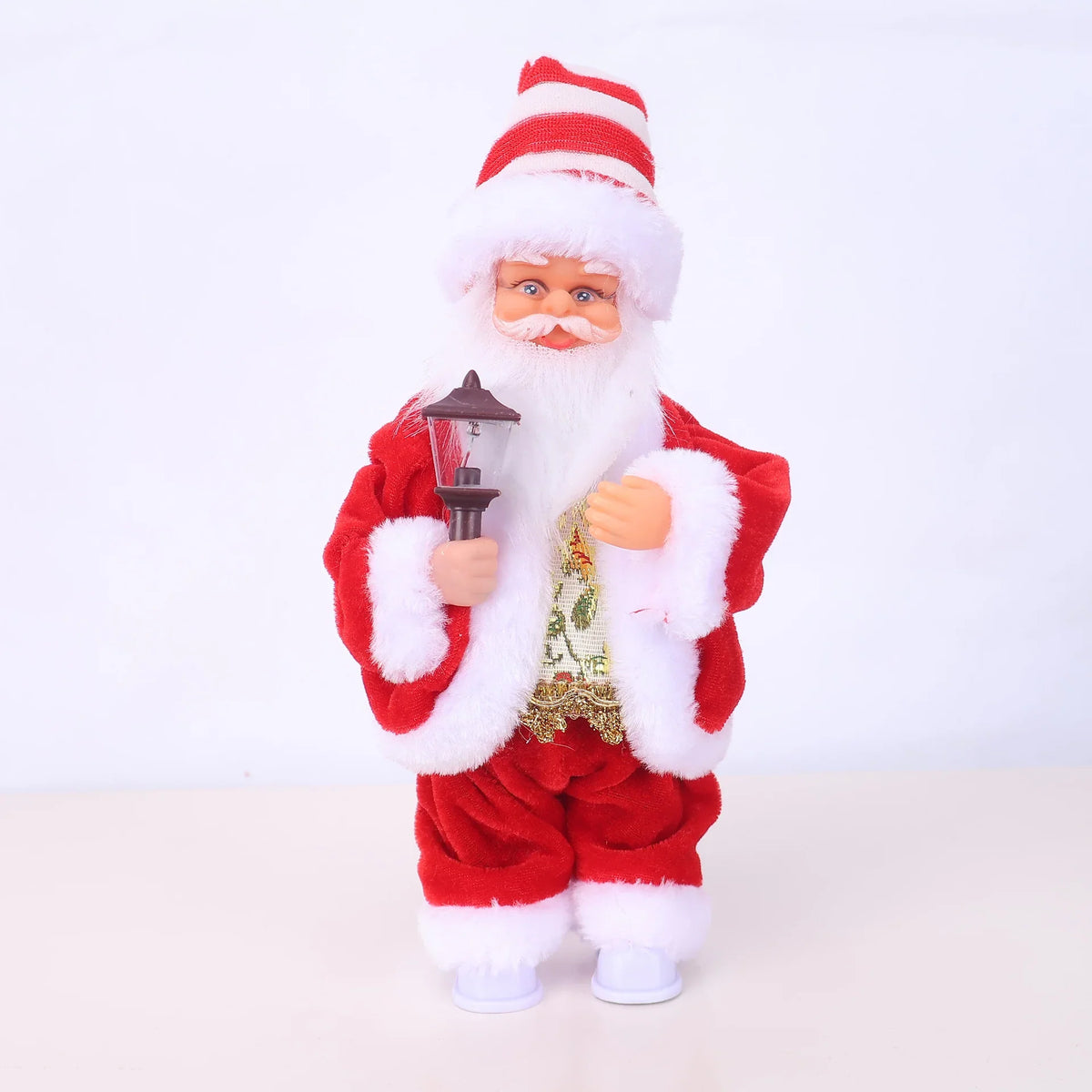 Santa Figurine Detailed Sculpted Design Lollipop Accessory