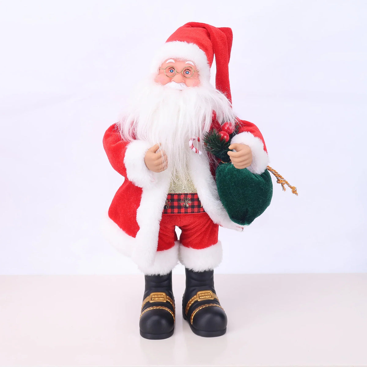 Santa Figurine Detailed Sculpted Design Lollipop Accessory