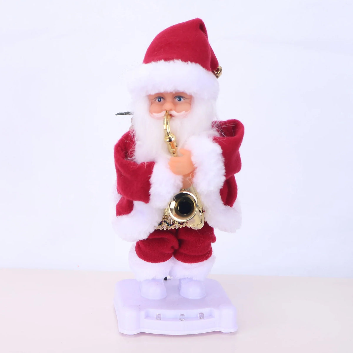 Santa Figurine Detailed Sculpted Design Lollipop Accessory