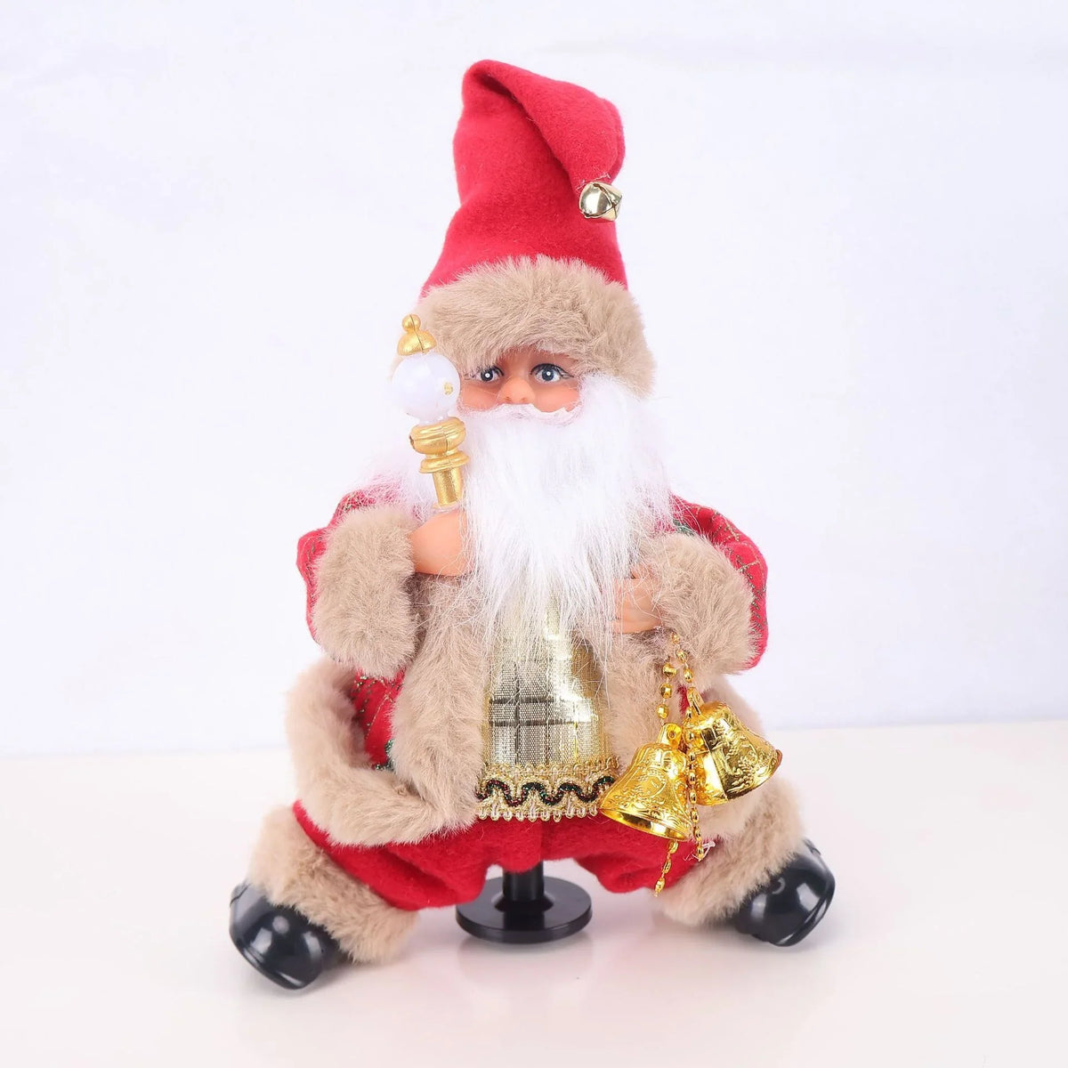 Santa Figurine Detailed Sculpted Design Lollipop Accessory