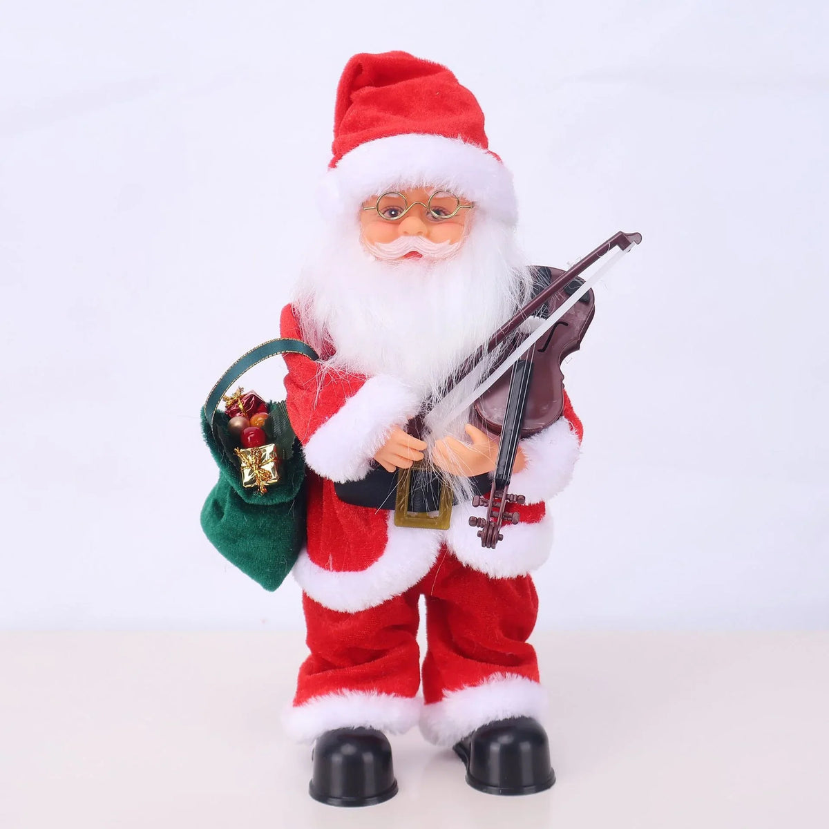 Santa Figurine Detailed Sculpted Design Lollipop Accessory