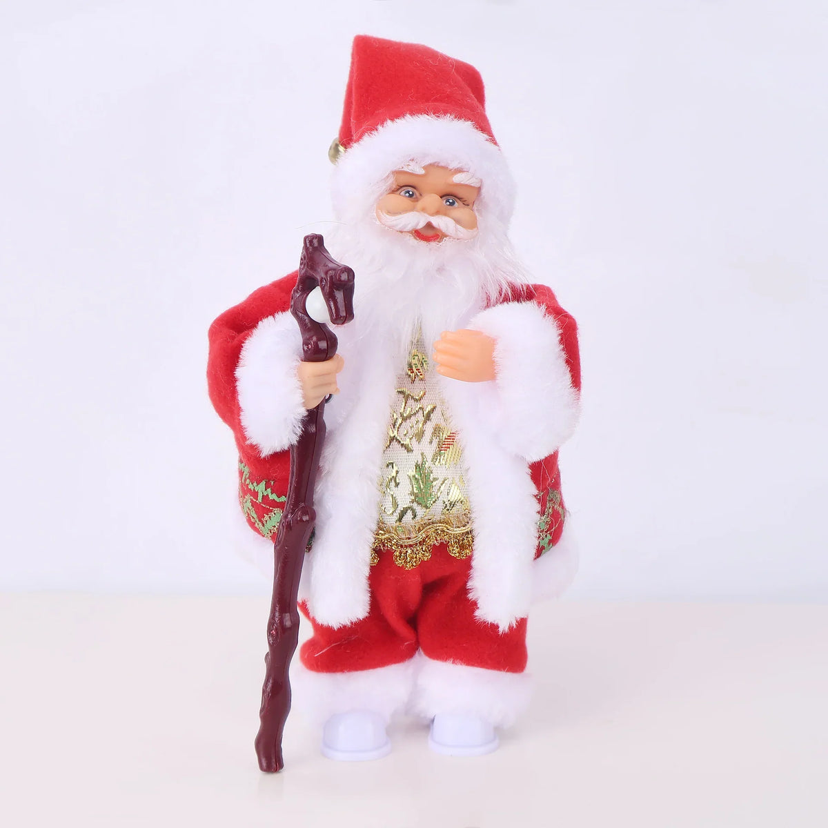 Santa Figurine Detailed Sculpted Design Lollipop Accessory