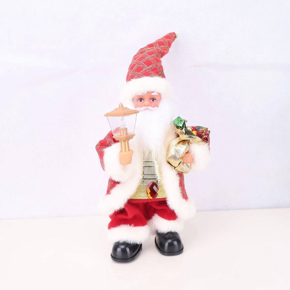 Santa Figurine Detailed Sculpted Design Lollipop Accessory