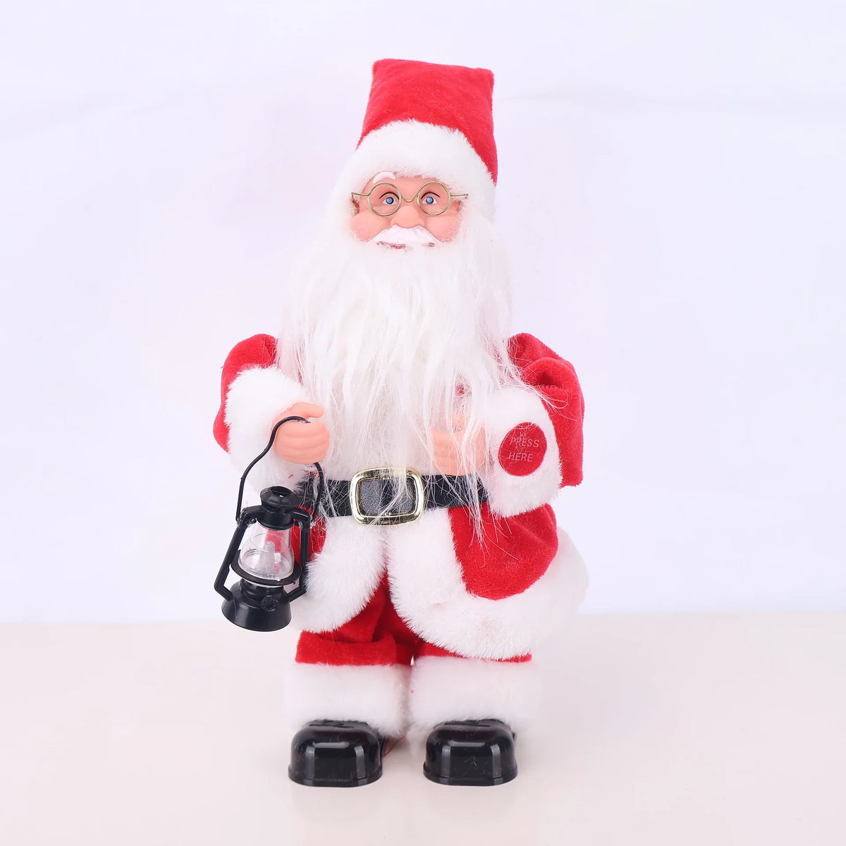 Santa Figurine Detailed Sculpted Design Lollipop Accessory
