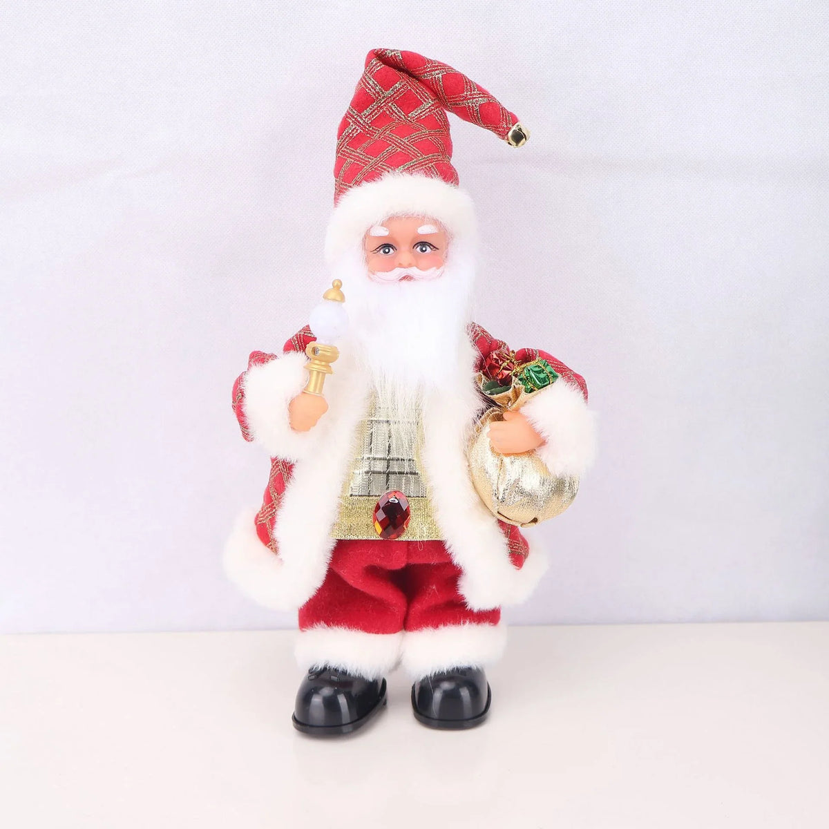 Santa Figurine Detailed Sculpted Design Lollipop Accessory