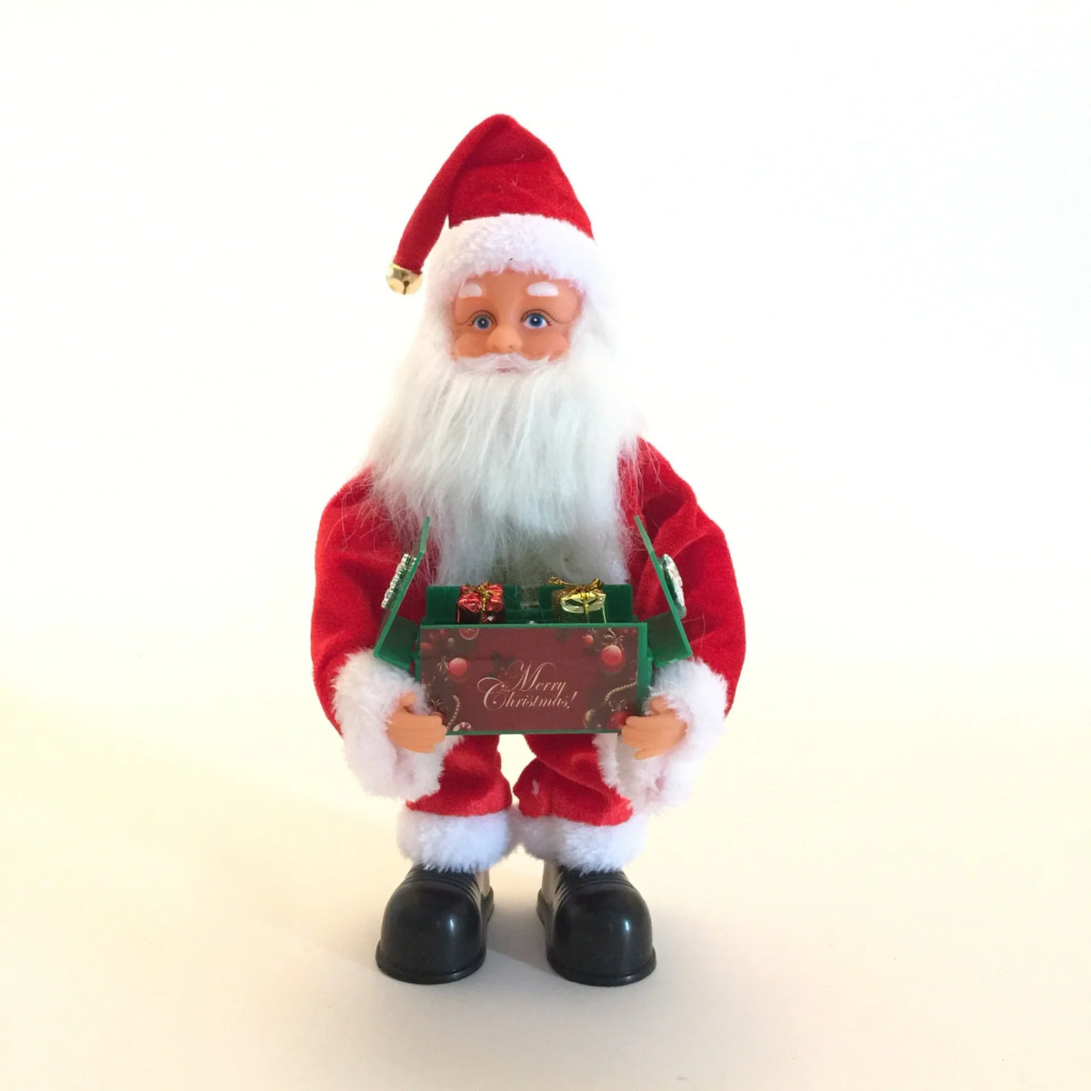 Santa Figurine Tabletop Music Box Durable