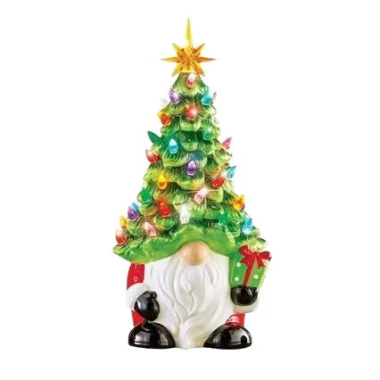 Santa Figurine Tree & Ornament Durable Indoor Outdoor