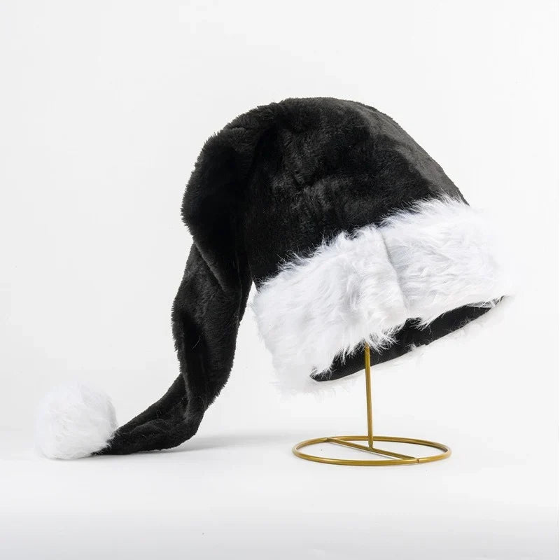 Santa Hat Soft Fleece Faux Fur Trim