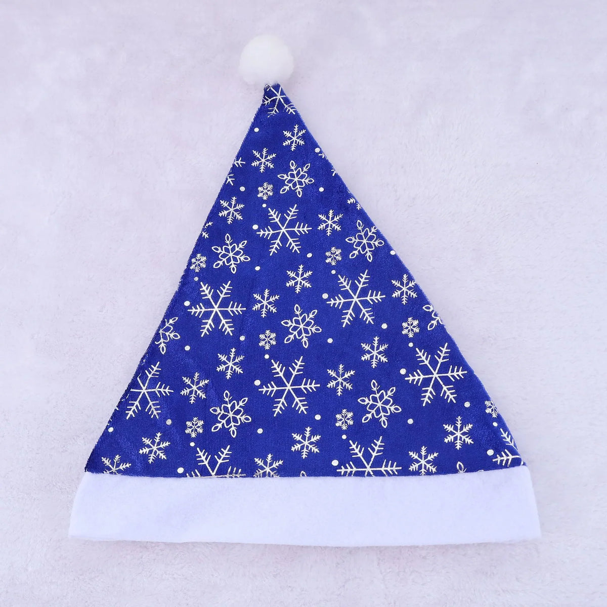 Santa Hat Soft Fleece Faux Fur Trim