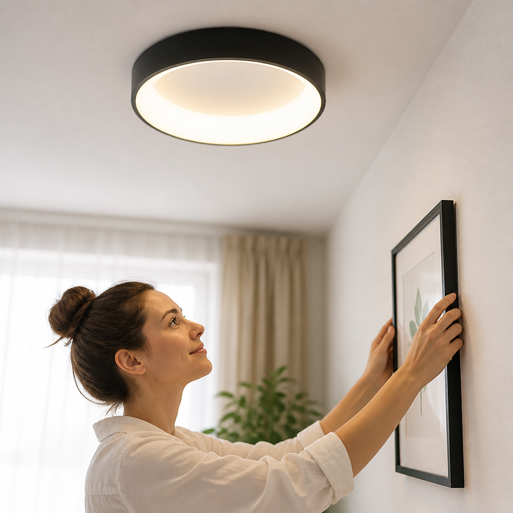 Scandinavian Minimalist Integrated LED Ceiling Light (Multiple Sizes)