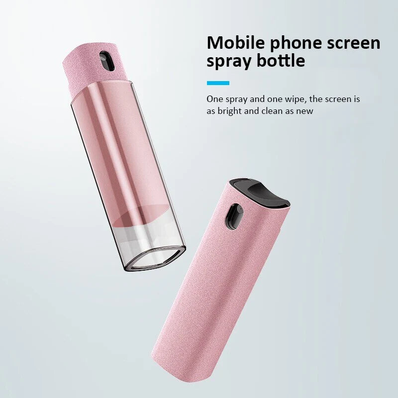 Screen Cleaner Portable Refillable Spray-and-Wipe.