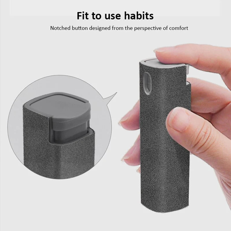 Screen Cleaner Portable Refillable Spray-and-Wipe.