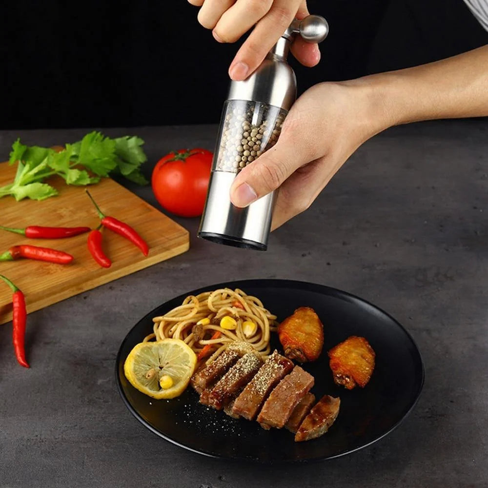 Seasoning Grinder Adjustable Ceramic Core Stainless Steel