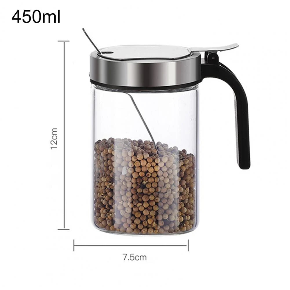 Seasoning Jar Moisture-Proof Glass Dishwasher-Safe