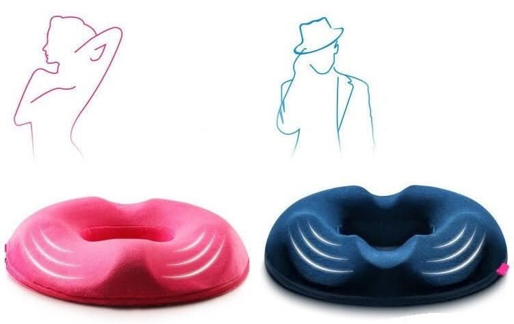 Seat Cushion Memory Foam Ergonomic Removable Washable Cover