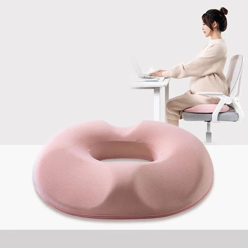 Seat Cushion U-Shaped Memory Foam Washable Cover