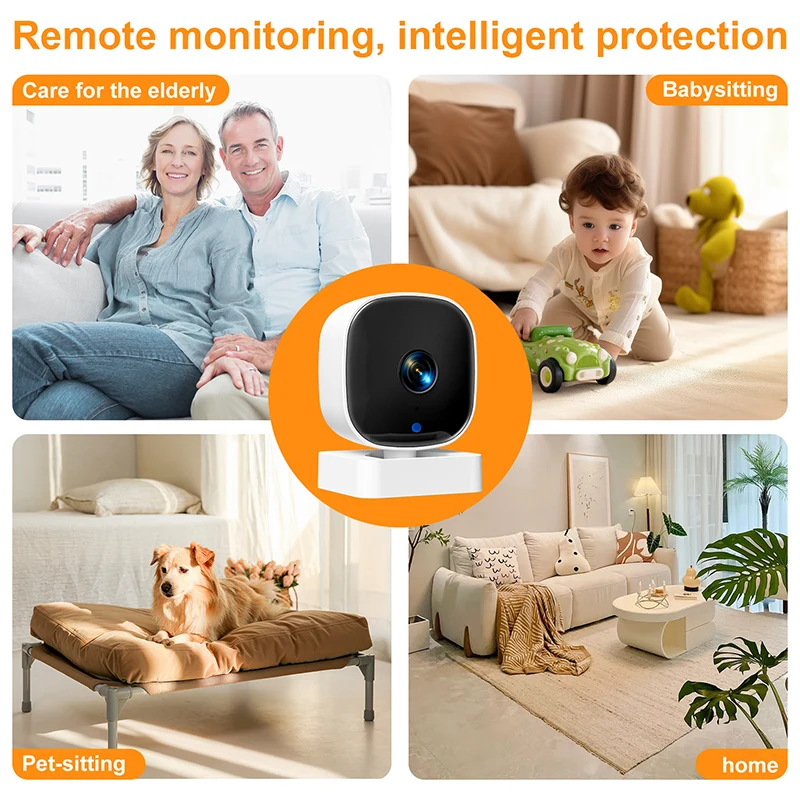 Security Camera HDR Wide-Angle Night Vision Motion Alerts