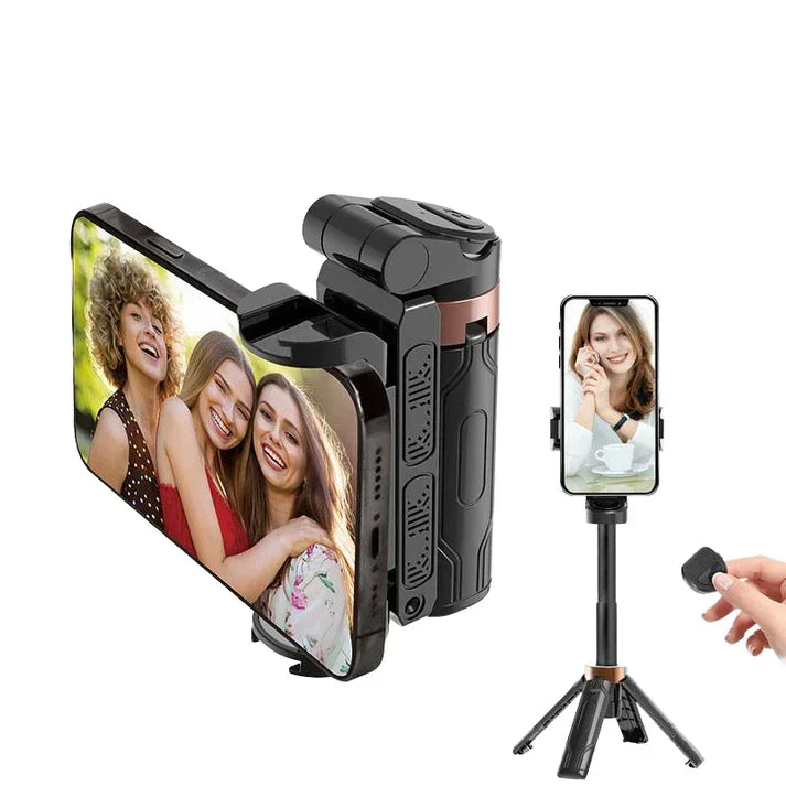 Selfie Stick Tripod Foldable 3-In-1 Bluetooth Remote