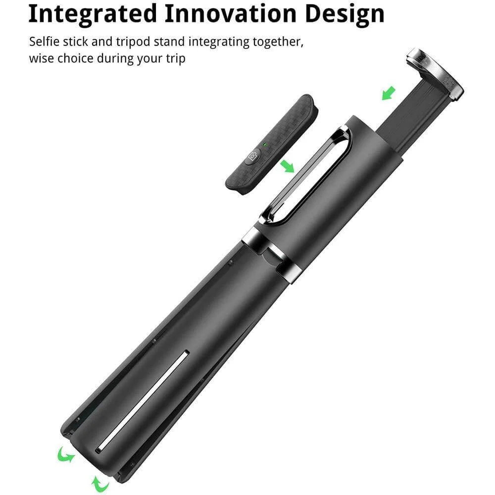 Selfie Stick Tripod Foldable Adjustable Bluetooth Remote
