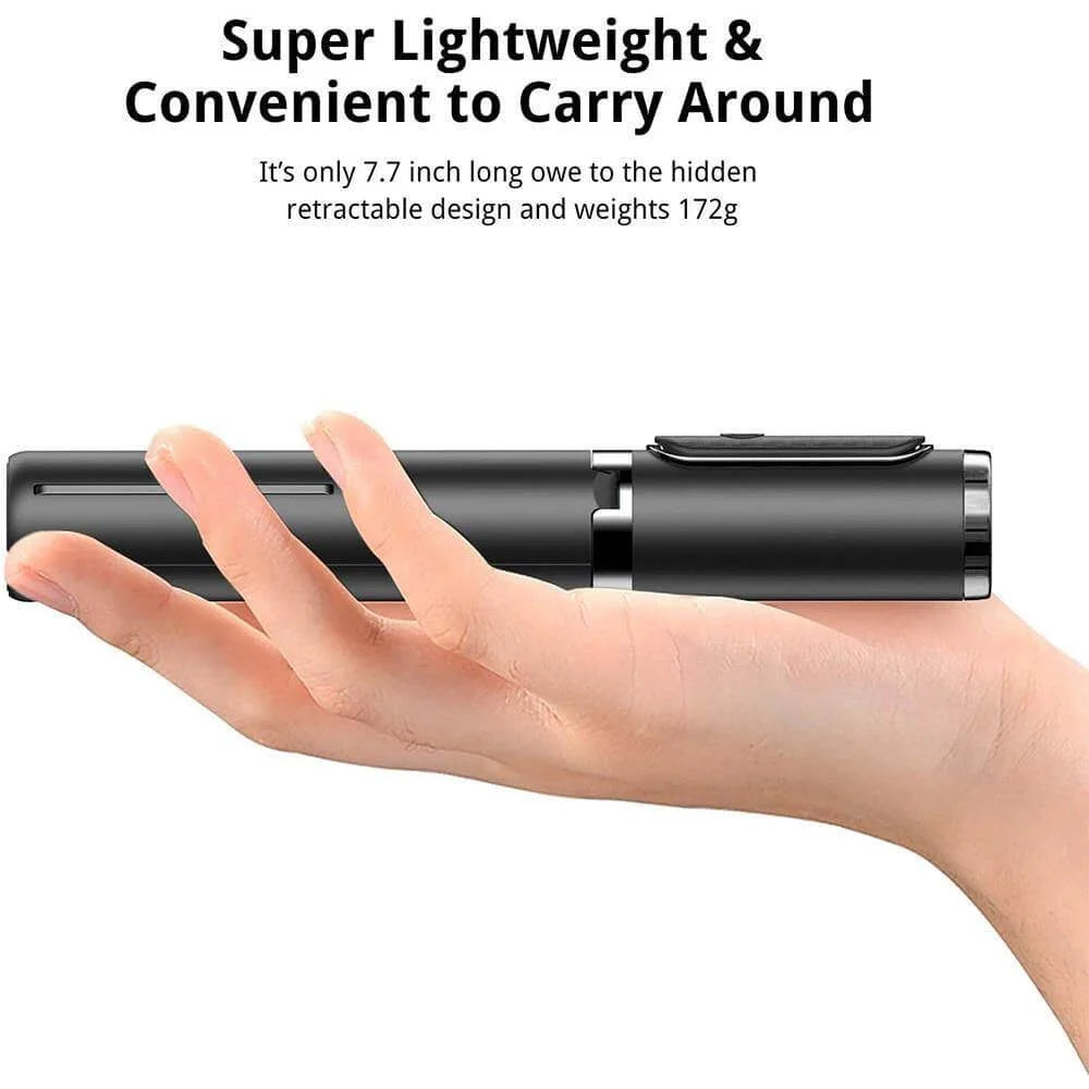 Selfie Stick Tripod Foldable Adjustable Bluetooth Remote