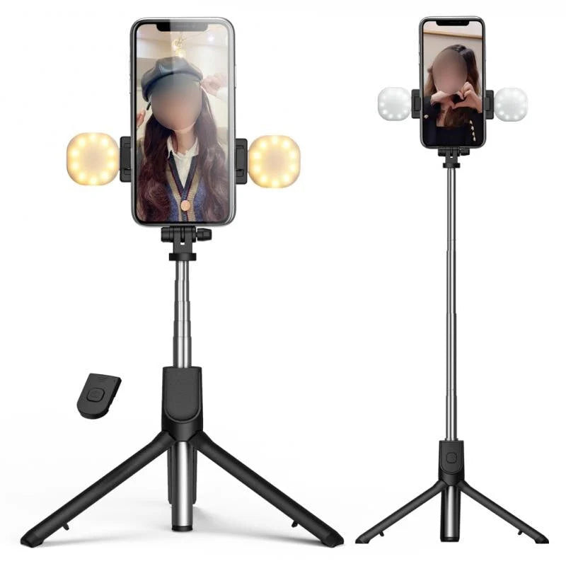 Selfie Stick Tripod Foldable Bluetooth Phone Holder