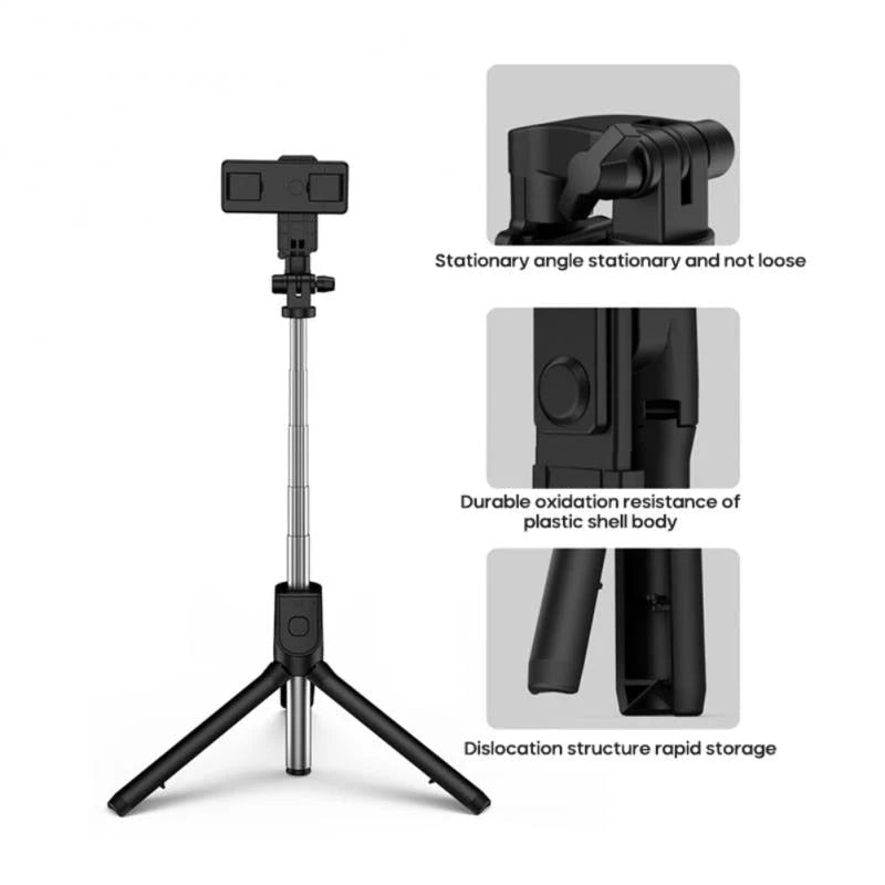 Selfie Stick Tripod Foldable Bluetooth Phone Holder