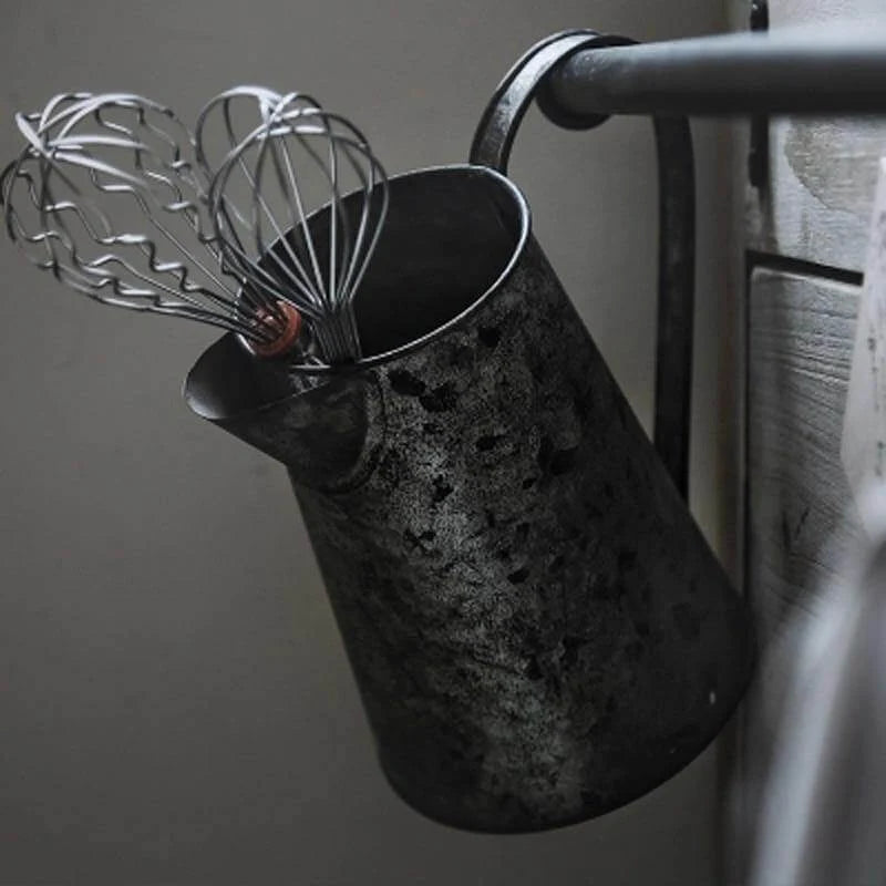 Serving Set Galvanized Zinc Rustic European Style