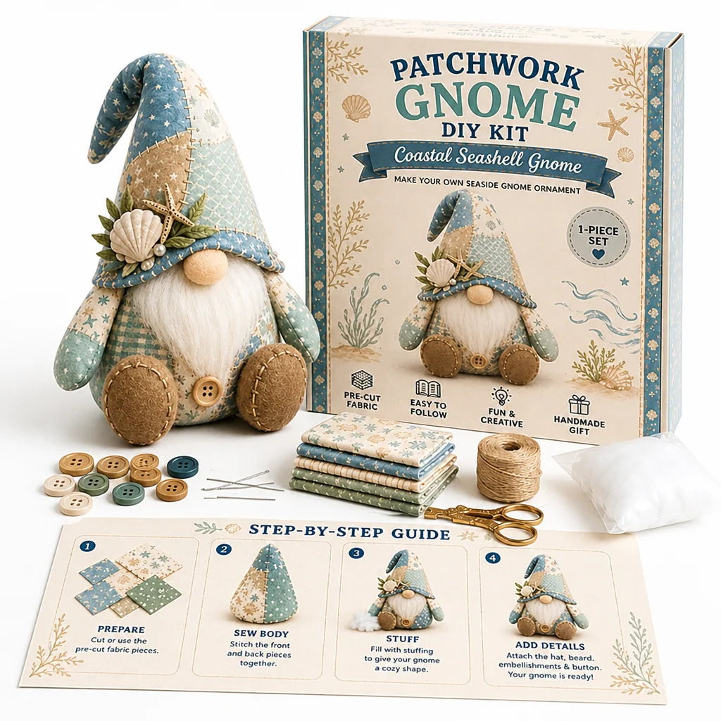 Sewing Kit Pre-Cut Fabric Illustrated Instructions