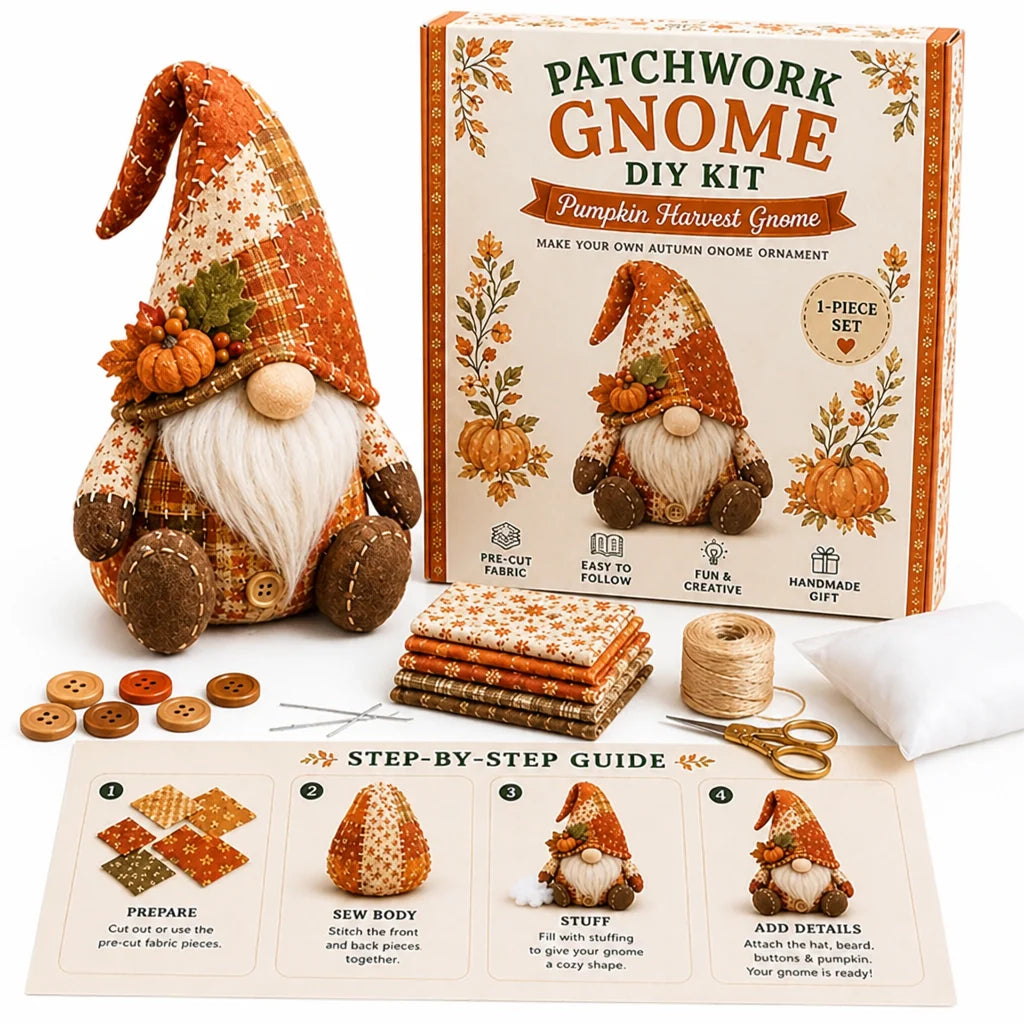 Sewing Kit Pre-Cut Fabric Illustrated Instructions