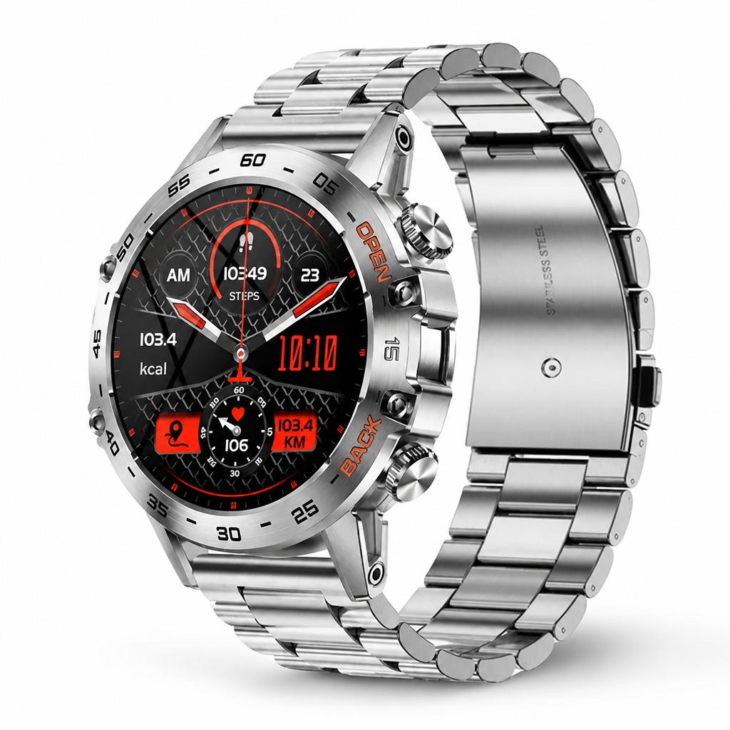 Shock-Resistant GPS & Bluetooth Smartwatch (25-Day Battery)