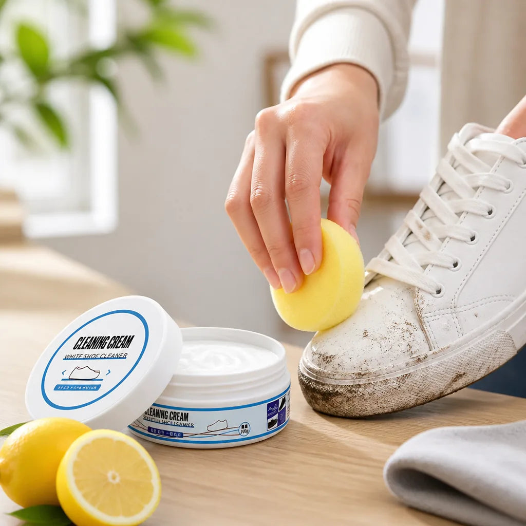 Shoe Cleaning Cream Water-Free Gentle Formula 100g