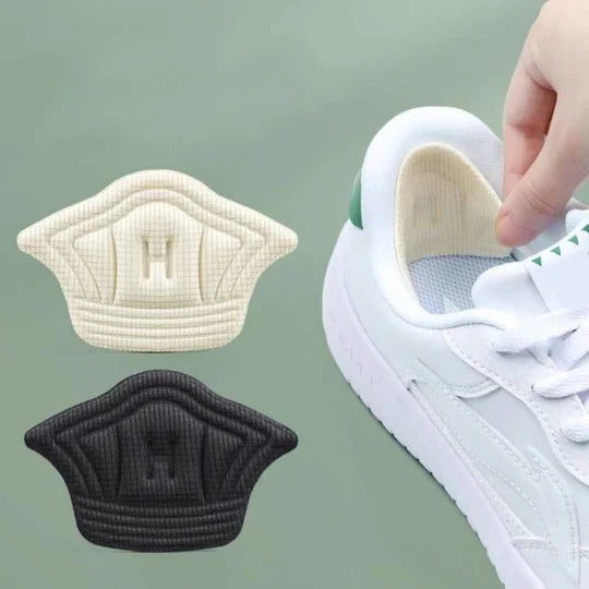 Shoe Heel Grips Cushioned Contoured Non-Damaging Adhesive