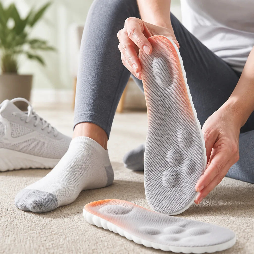 Shoe Insoles Shock-Absorbing Massage & Arch Support
