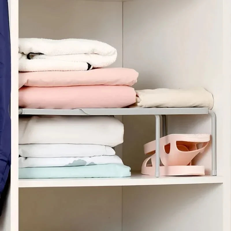 Shoe Rack Adjustable Expandable Space-Saving Storage