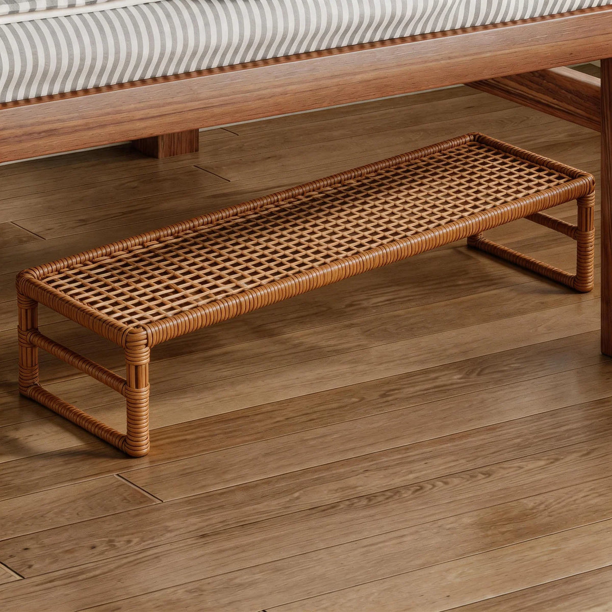 Shoe Rack Stackable Ventilated Grid Compact Design