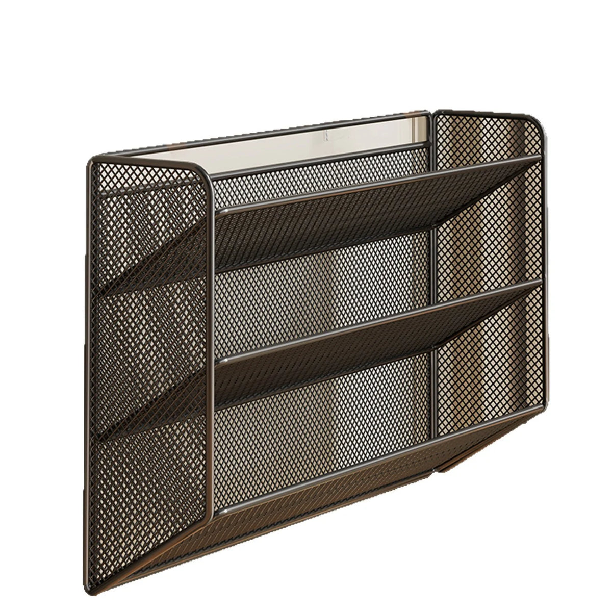 Shoe Rack Wall-Mounted Foldable Metal Mesh