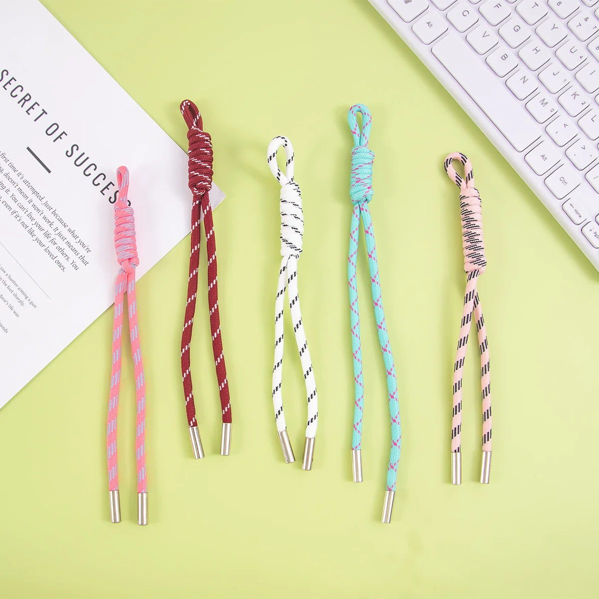 Shoelaces Tear-Resistant Fabric Colorful Patterns For Sneakers & Boots