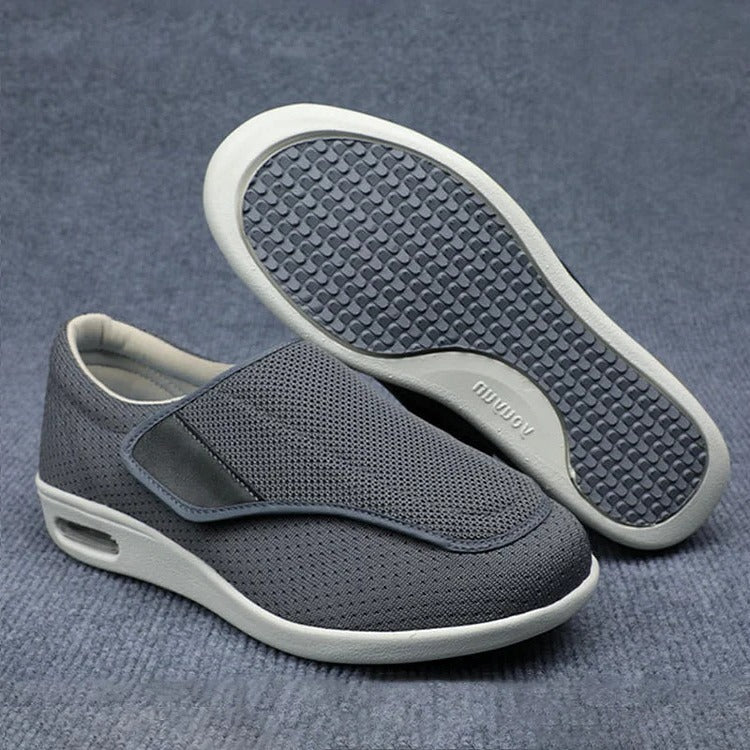 Shoes Wide Toe Box Adjustable Straps Removable Memory Foam