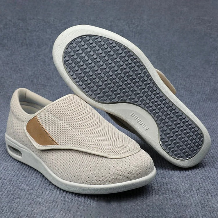Shoes Wide Toe Box Adjustable Straps Removable Memory Foam