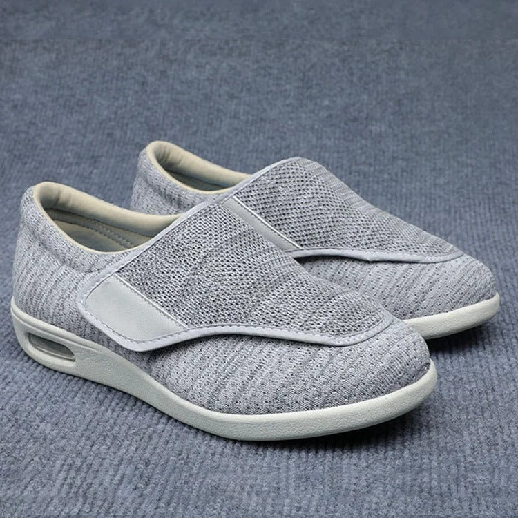 Shoes Wide Toe Box Adjustable Straps Removable Memory Foam