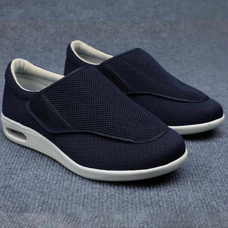 Shoes Wide Toe Box Adjustable Straps Removable Memory Foam