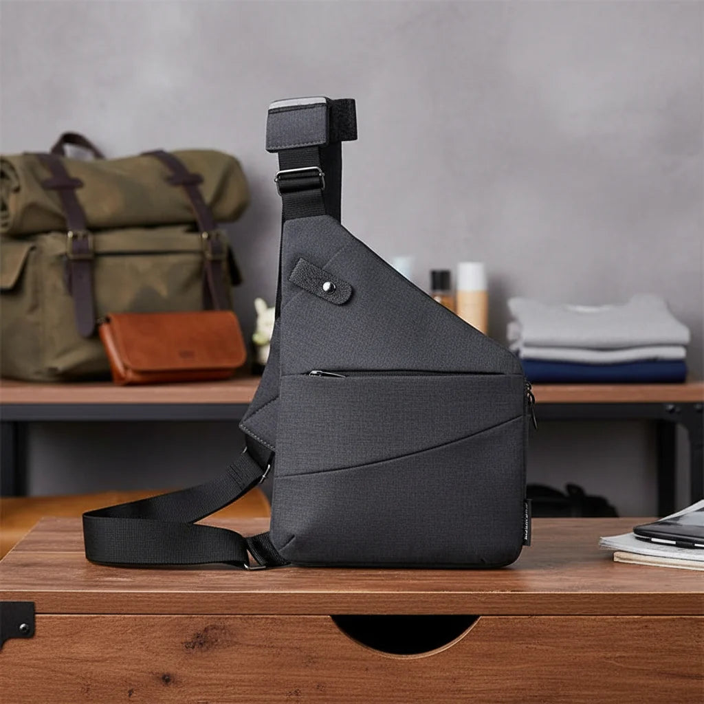 Shoulder Bag Anti-Theft RFID-Blocking Lightweight & Cut-Resistant
