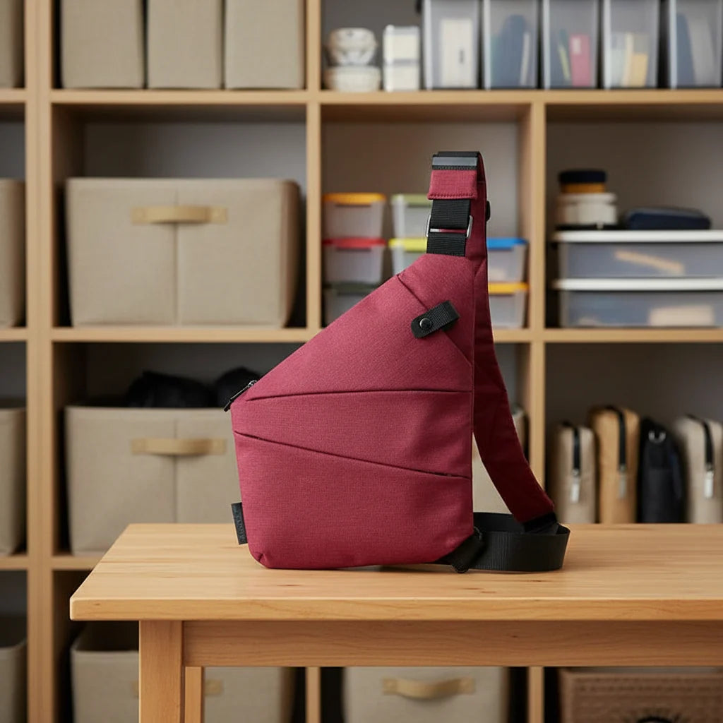 Shoulder Bag Anti-Theft RFID-Blocking Lightweight & Cut-Resistant