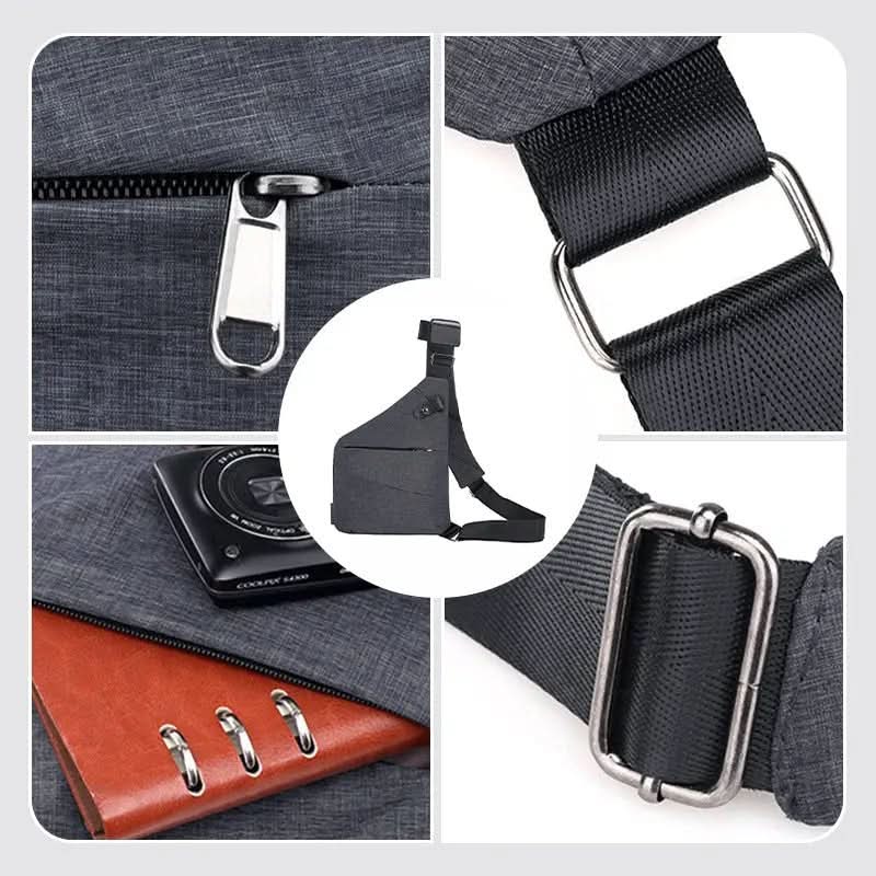 Shoulder Bag Anti-Theft RFID-Blocking Lightweight & Cut-Resistant