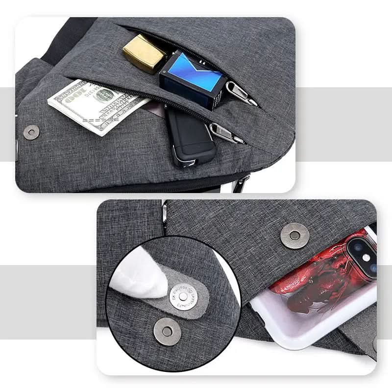 Shoulder Bag Anti-Theft RFID-Blocking Lightweight & Cut-Resistant