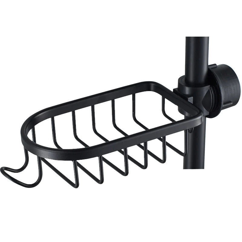 Shower Caddy Aluminum No-Drill Pipe Mount