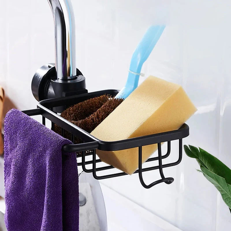 Shower Caddy Aluminum No-Drill Pipe Mount